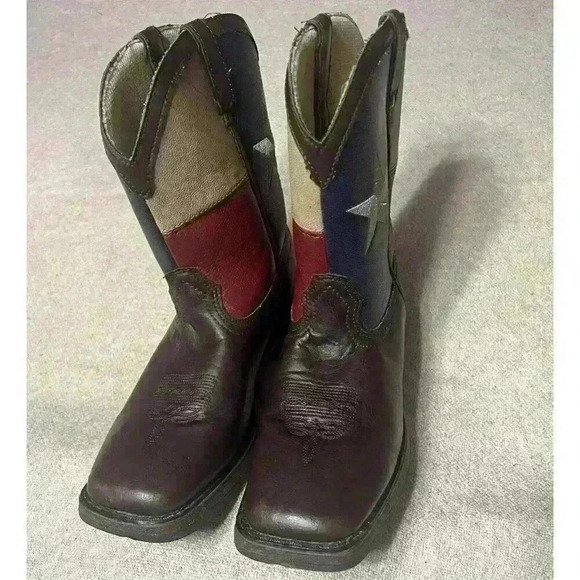Durango American Flag Patriotic Western Boots Big Kids Size US 5.5 - Picture 14 of 16